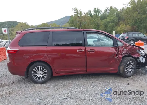 2020 Toyota Sienna Xle from USA, damaged, VIN 5TDYZ3DC6LS084499